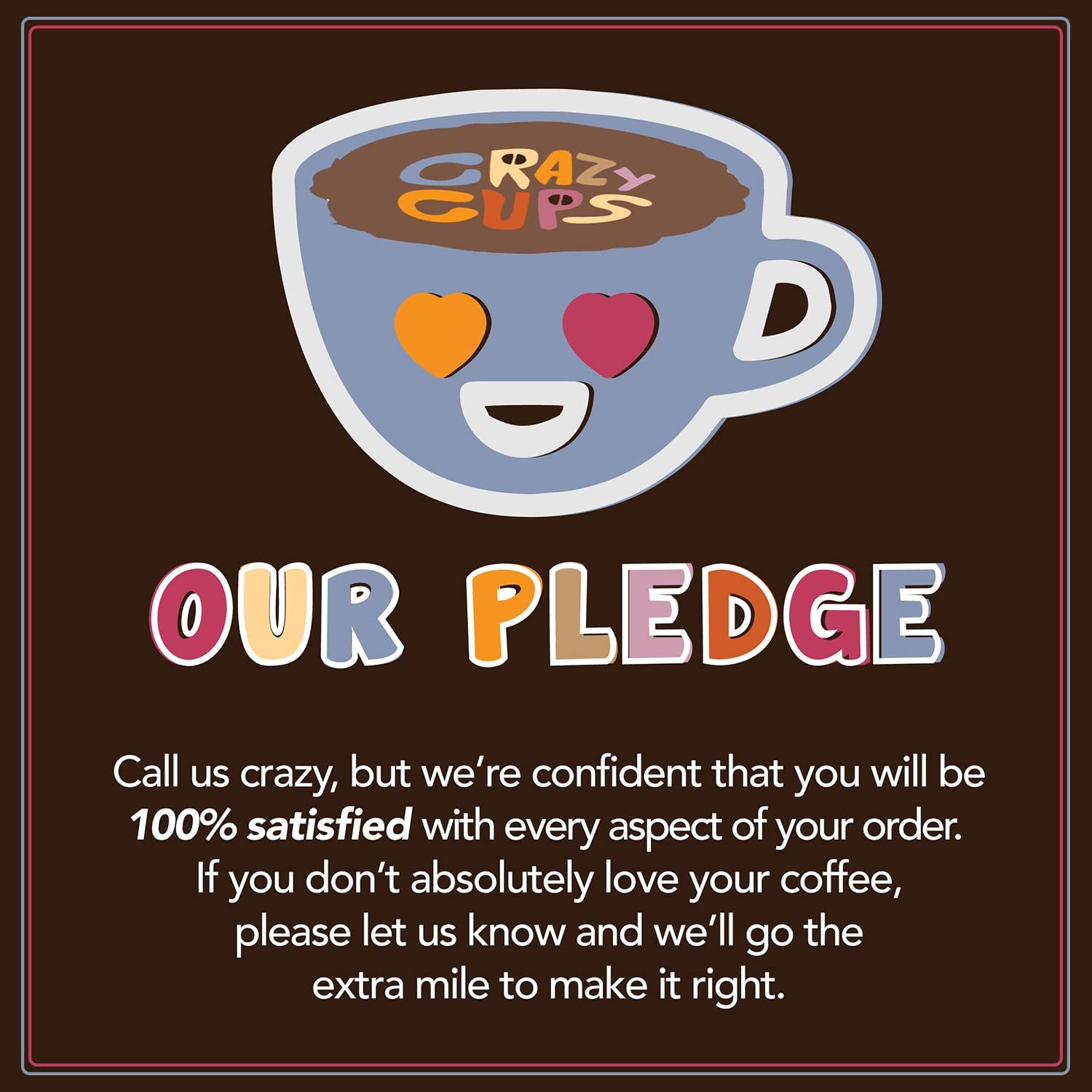 image:imageCrazy Cups Decaf Peppermint Bark Flavored Coffee pods Holiday SingleServe Medium Roast Coffee Cups for Keurig KCup Machines Hot or IcedPack of 1 22 Count TotalDecaf Irish Cream