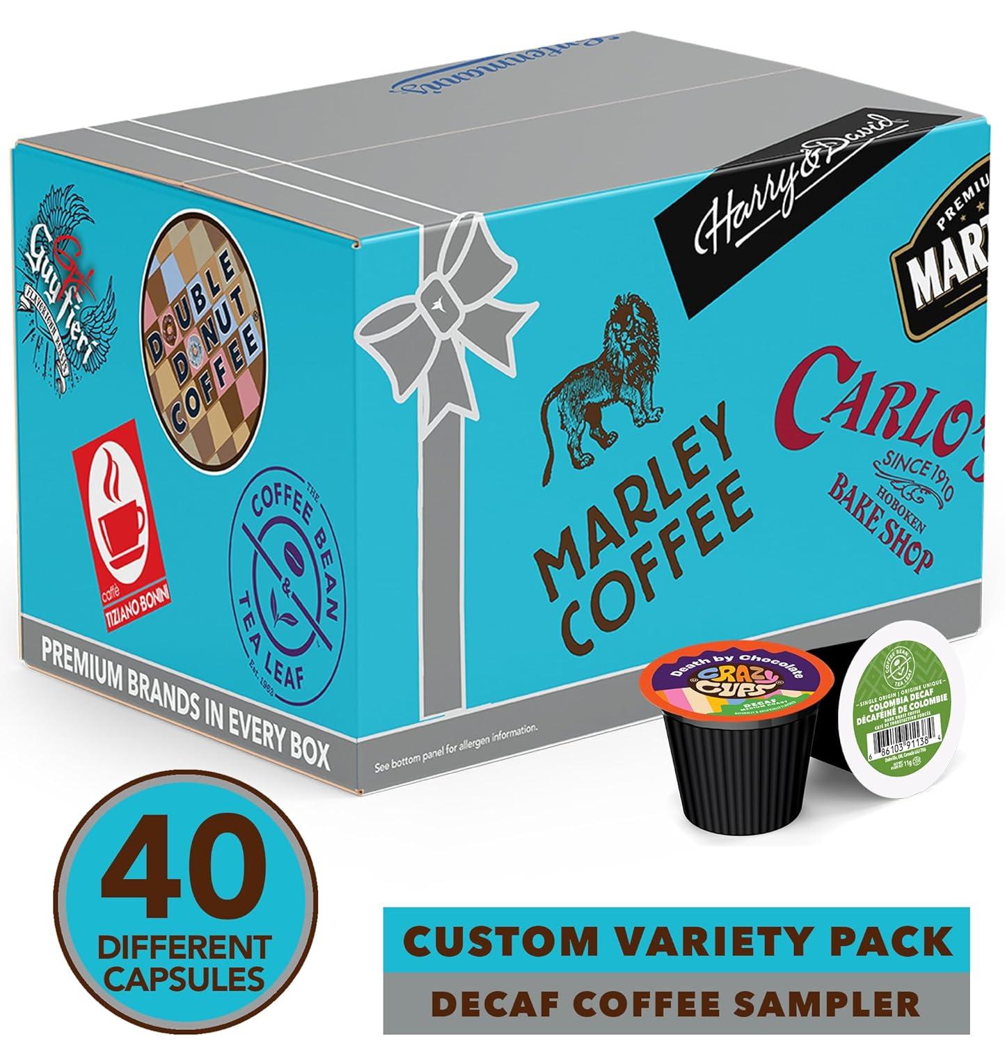 image:imageCrazy Cups Decaf Praline Nutcracker Flavored Coffee Pods Praline Pecan Decaf Coffee Single Serve Coffee for Keurig K Cups Machines Medium Roast Coffee 22 CountDecaf Flavored Variety Pack