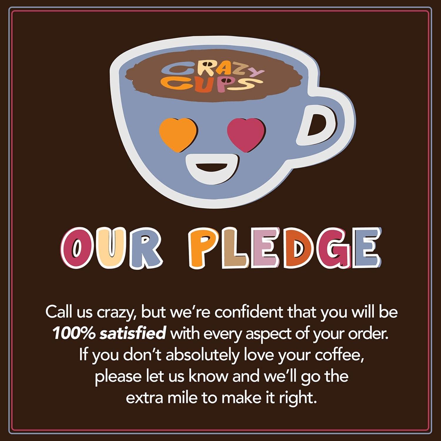 image:imageCrazy Cups Decaf Praline Nutcracker Flavored Coffee Pods Praline Pecan Decaf Coffee Single Serve Coffee for Keurig K Cups Machines Medium Roast Coffee 22 CountDecaf Candy Cane