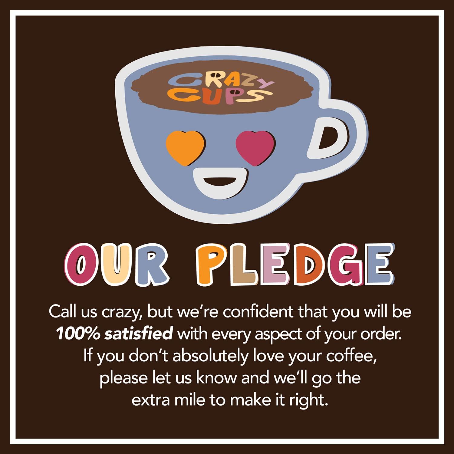 image:imageCrazy Cups Deluxe Holiday Flavored Coffee Gift Box Assorted Flavored Coffee for Keurig KCups Machines Medium Roast Coffee in Recyclable Pods 30 CountCrazy Cups Flavored Coffee Variety Pack