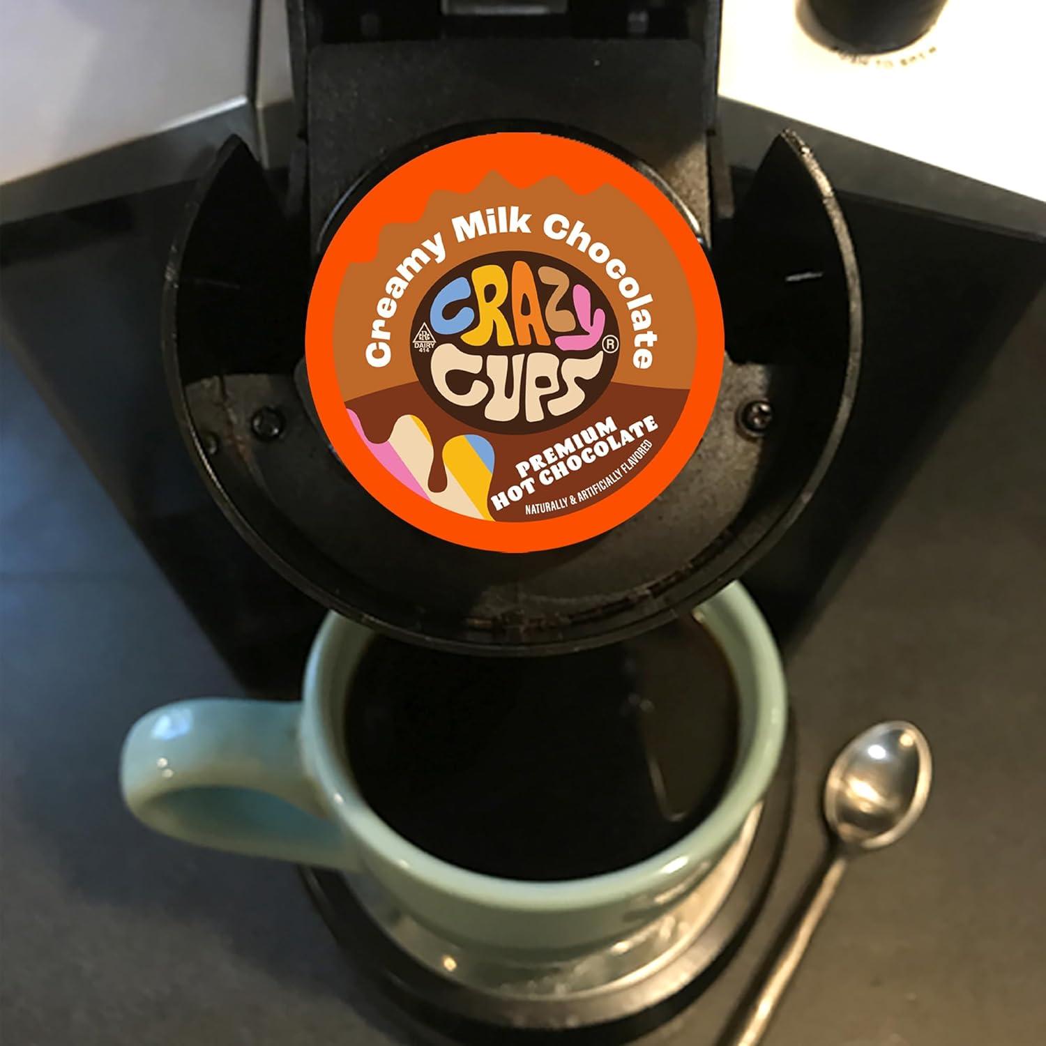 image:imageCrazy Cups Deluxe Holiday Hot Chocolate Gift Set Assorted Flavored Hot Chocolates for Keurig K Cups Machines Single Serve Hot Cocoa in Recyclable Pods 20 CountVariety Pack