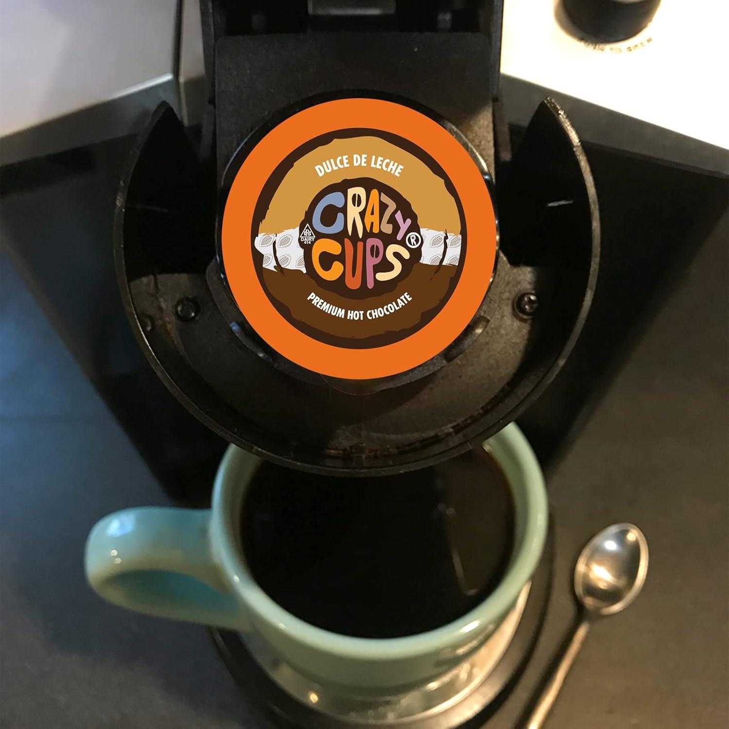 image:imageCrazy Cups Deluxe Holiday Hot Chocolate Gift Set Assorted Flavored Hot Chocolates for Keurig K Cups Machines Single Serve Hot Cocoa in Recyclable Pods 20 CountHot Chocolate Gift Box Sampler