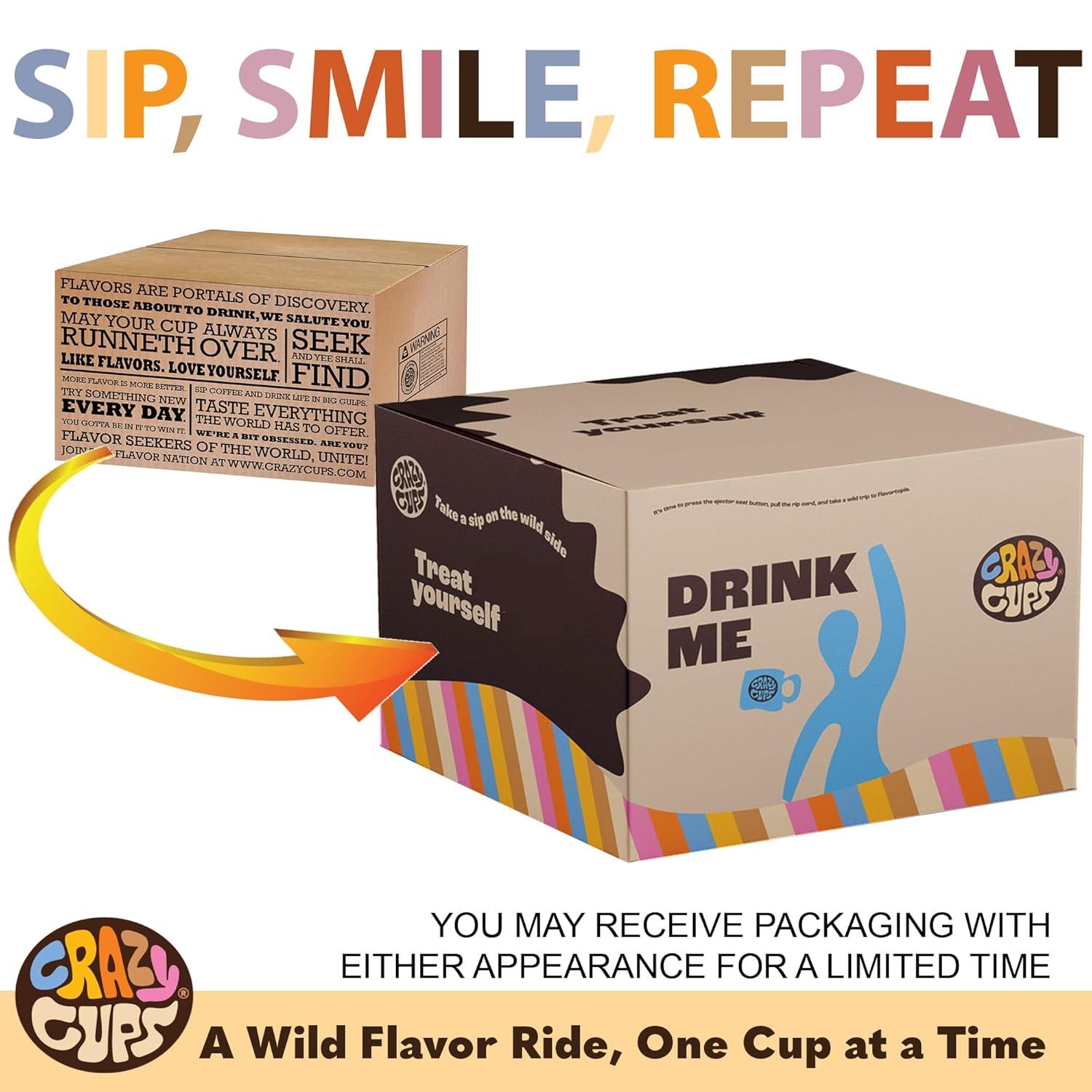 image:imageCrazy Cups Deluxe Holiday Hot Chocolate Gift Set Assorted Flavored Hot Chocolates for Keurig K Cups Machines Single Serve Hot Cocoa in Recyclable Pods 20 CountNew Hot Chocolate Variety Pack