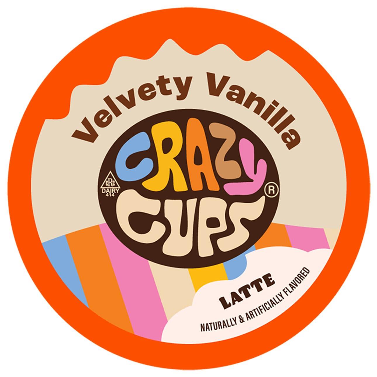 image:imageCrazy Cups Flavored Coffee Pods Santas Sugar Cookie Coffee Holiday Blend Medium Roast Single Serve for Keurig KCup Machines 22 Count in Recyclable PodsVelvety Vanilla Latte