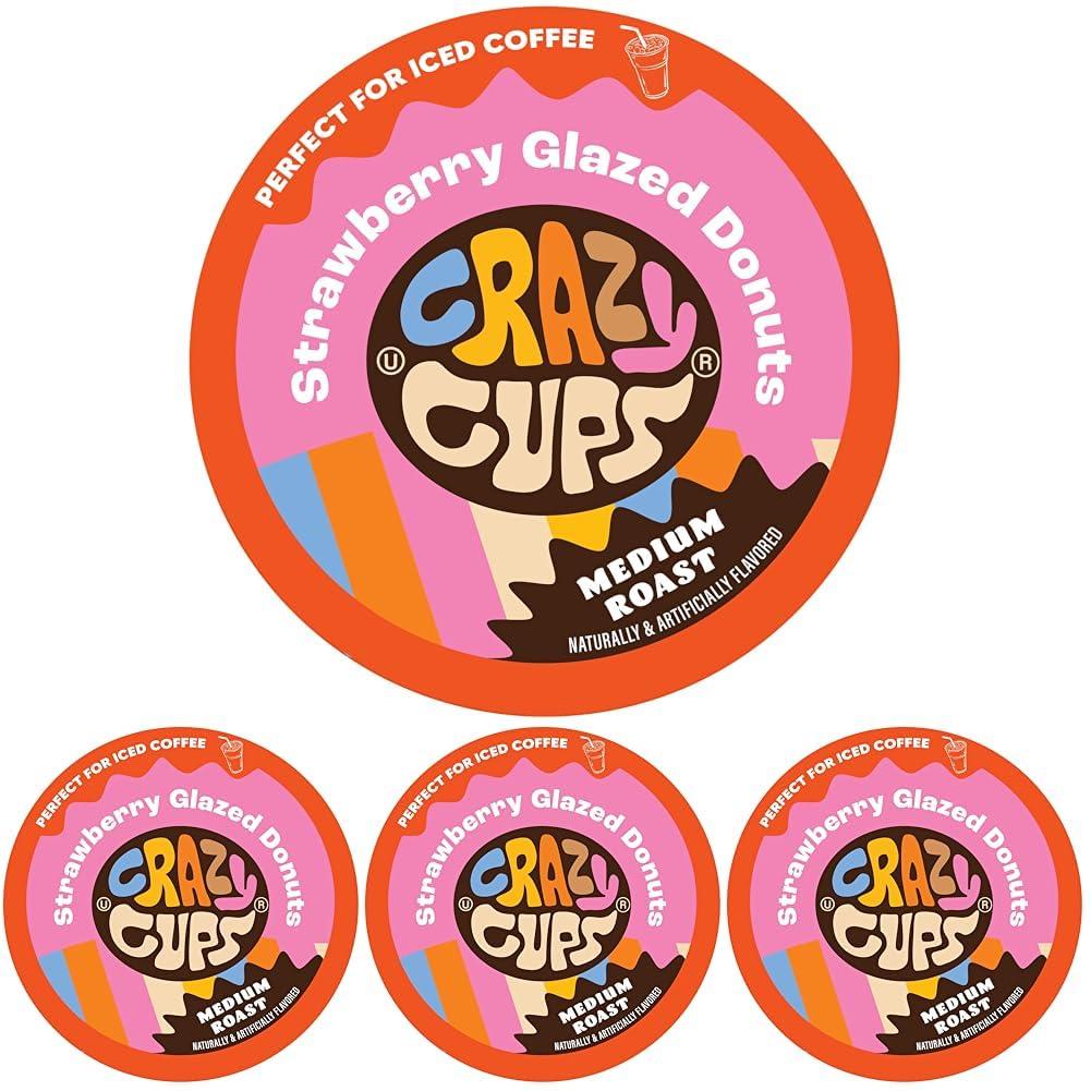 image:imageCrazy Cups Flavored Coffee Pods Holiday Spice amp Blend Single Serve Coffee for Keurig K Cups Machines Hot or Iced Medium Roast in RecyclablePack of 1 22 Count TotalChocolate Marshmallow