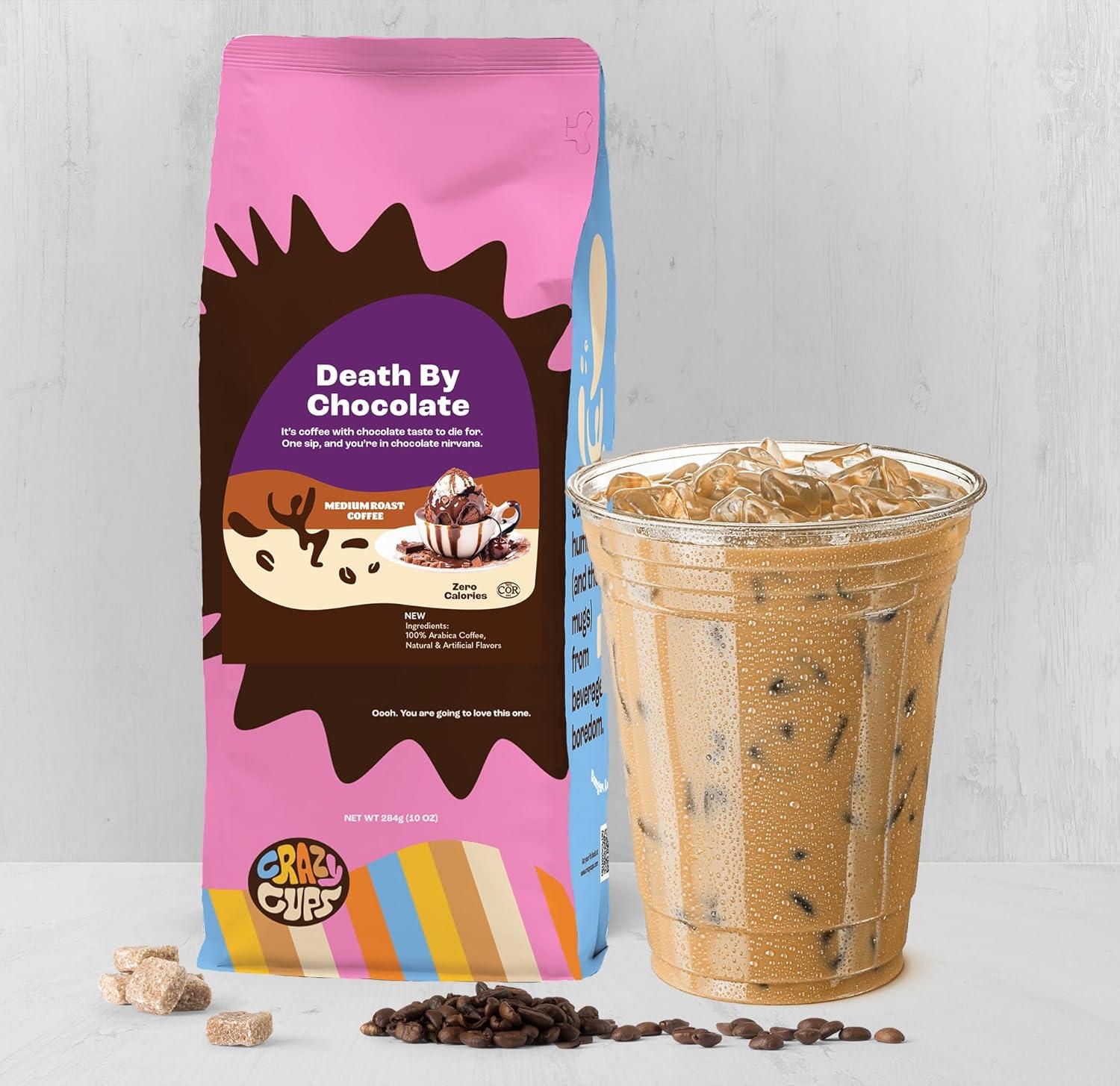 image:imageCrazy Cups Flavored Holiday Ground Coffee Variety Pack Includes Holiday Spice White Christmas Caramel Eggnog in 10 oz Bags 3 PackDreamy Decadence Variety Pack