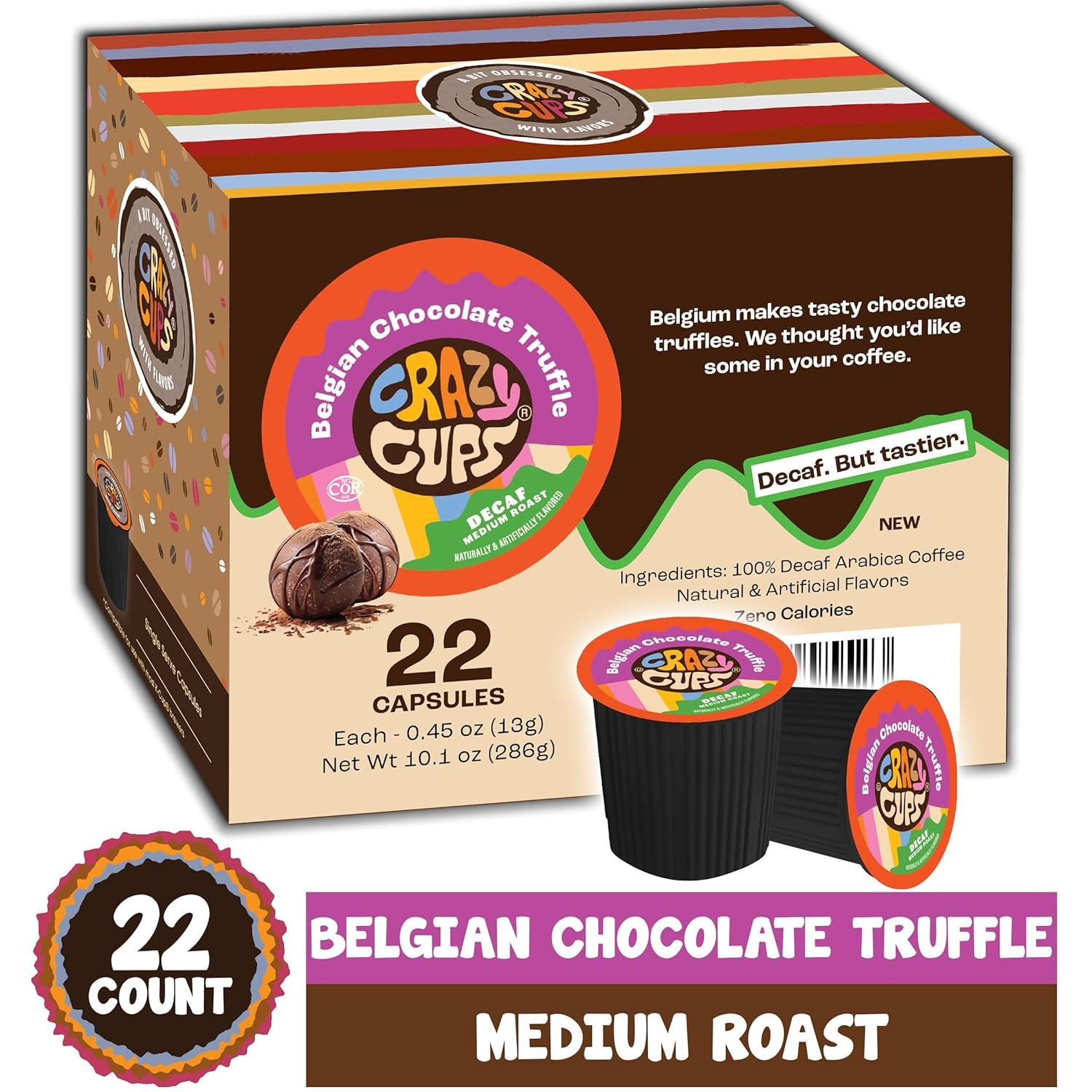 image:imageCrazy Cups Santas Sugar Cookies DECAF 22ctBelgian Chocolate Truffle