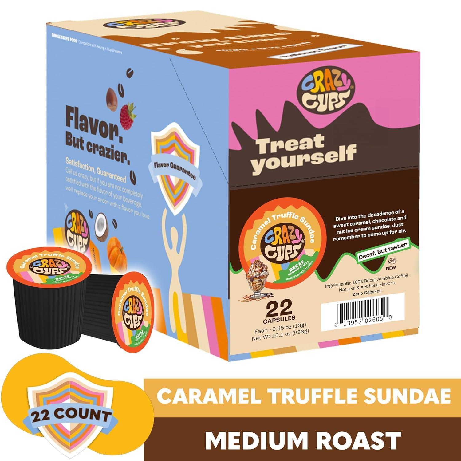 image:imageCrazy Cups Santas Sugar Cookies DECAF 22ctCaramel Truffle Sundae
