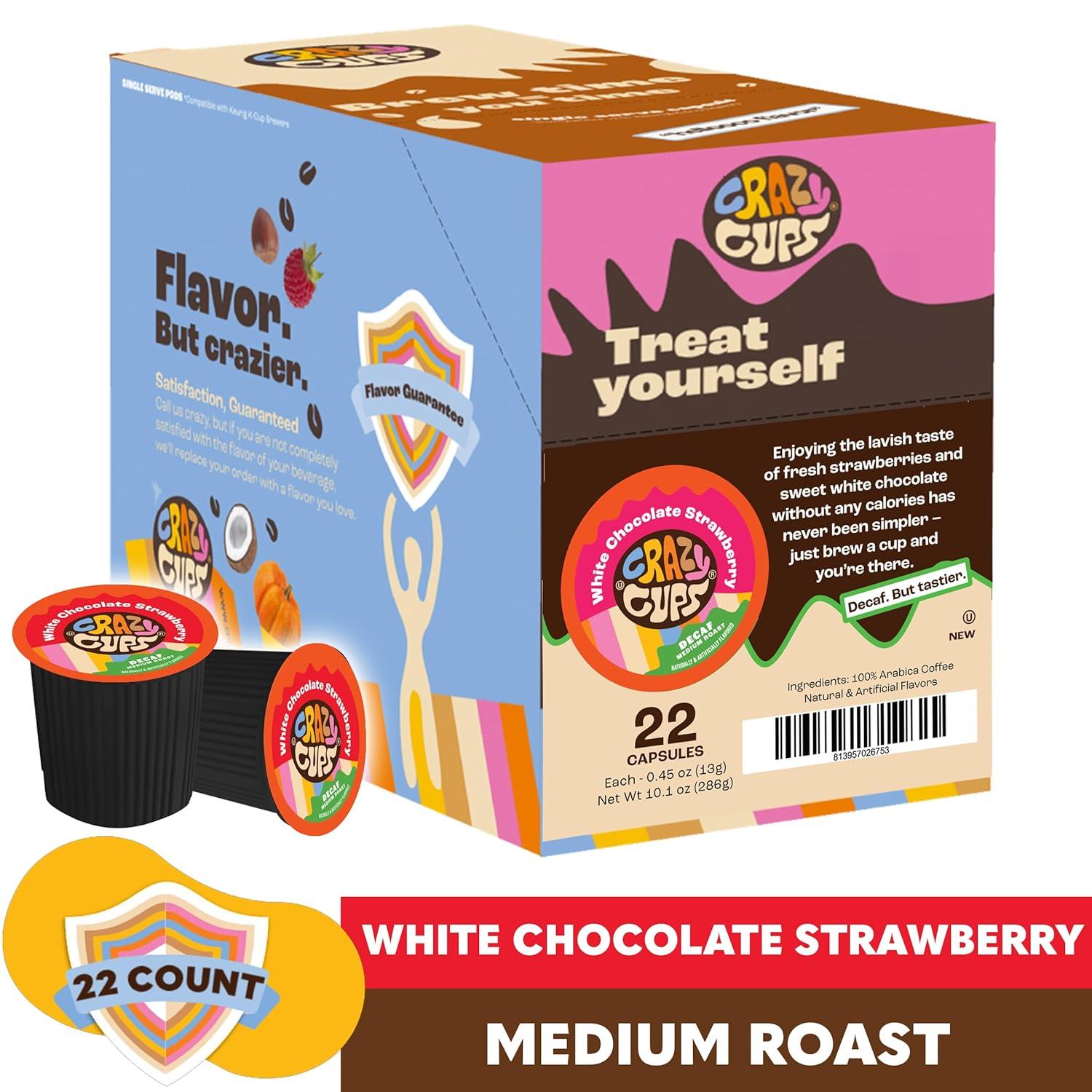 image:imageCrazy Cups Santas Sugar Cookies DECAF 22ctWhite Chocolate Strawberry