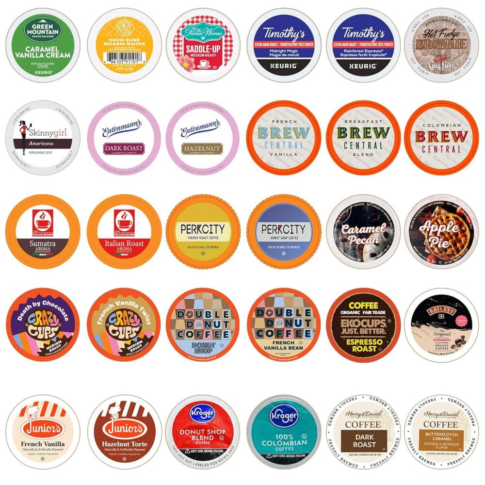 image:imageCrazy Cups Deluxe Holiday Hot Chocolate Gift Set Assorted Flavored Hot Chocolates for Keurig K Cups Machines Single Serve Hot Cocoa in Recyclable Pods 20 CountCoffee Variety Coffee Variety Pack Variety Pack
