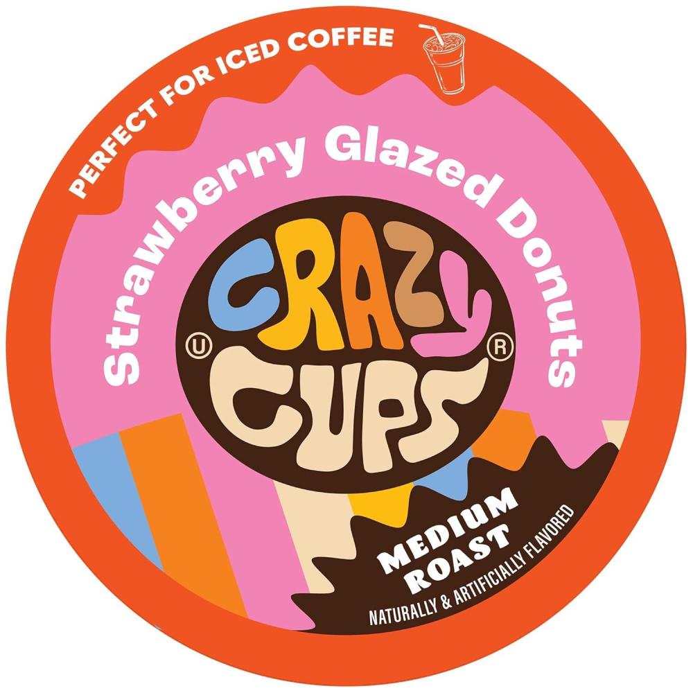 image:imageCrazy Cups Flavored Coffee Pods Holiday Spice amp Blend Single Serve Coffee for Keurig K Cups Machines Hot or Iced Medium Roast in RecyclablePack of 1 22 Count TotalChocolate Marshmallow