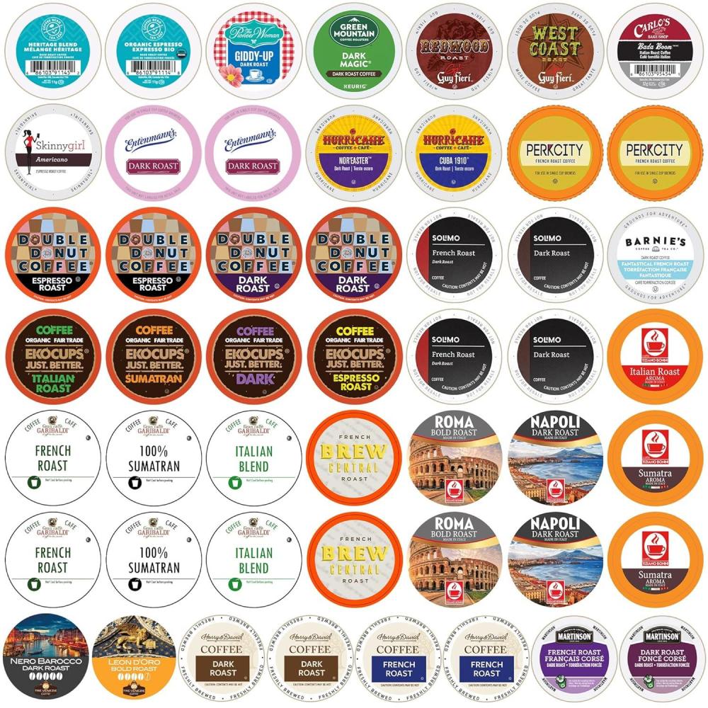 image:imageCrazy Cups Flavored Coffee Pods Holiday Spice amp Blend Single Serve Coffee for Keurig K Cups Machines Hot or Iced Medium Roast in RecyclablePack of 1 22 Count TotalBold Dark Coffee Variety Pack