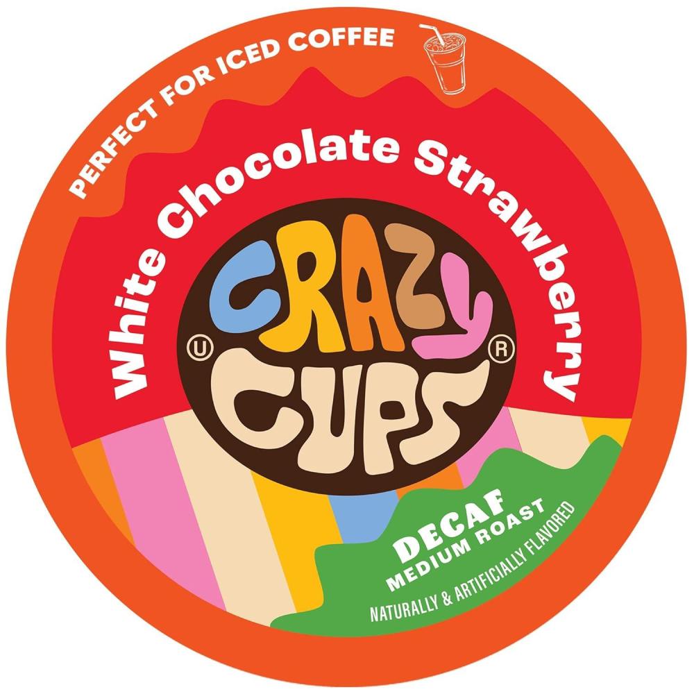 image:imageCrazy Cups Santas Sugar Cookies DECAF 22ctWhite Chocolate Strawberry