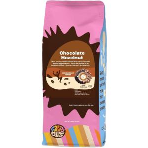 Crazy Cups Decaf Flavored Ground Coffee Variety Pack, Includes Chocolate Hazelnut, French Vanilla and Death by Chocolate, in 10 oz Bags, For Brewing Flavored Hot or Iced Decaf Coffee, Variety 3 Pack(Chocolate Hazelnut)