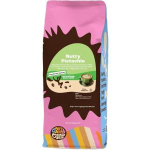 Crazy Cups Decaf Flavored Ground Coffee Variety Pack, Includes Chocolate Hazelnut, French Vanilla and Death by Chocolate, in 10 oz Bags, For Brewing Flavored Hot or Iced Decaf Coffee, Variety 3 Pack(Decaf Pistachio)