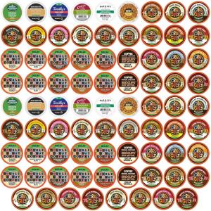 Crazy Cups Decaf Praline Nutcracker Flavored Coffee Pods, Praline Pecan Decaf Coffee, Single Serve Coffee for Keurig K Cups Machines, Medium Roast Coffee, 22 Count(Decaf Flavored Coffee)
