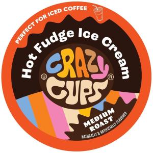 Crazy Cups Flavored Coffee Pods, Holiday Spice & Blend, Single Serve Coffee for Keurig K Cups Machines, Hot or Iced, Medium Roast in Recyclable(Pack of 1, 22 Count Total)(Belgian Chocolate Truffle)