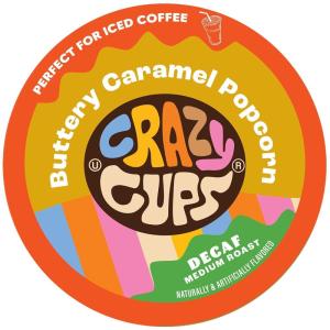 Crazy Cups Santa’s Sugar Cookies DECAF 22ct(Buttery Caramel Popcorn)