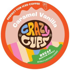 Crazy Cups Santa’s Sugar Cookies DECAF 22ct(Caramel Vanilla)