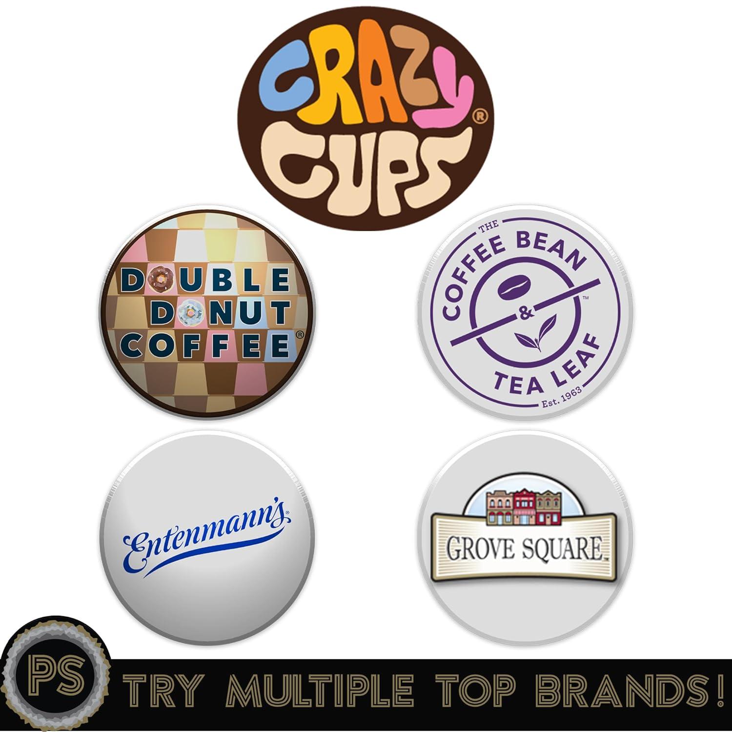 image:imageCrazy Cup Flavored Coffee Pods Blueberry Coffee Pods Blueberry Cobbler Coffee in Recyclable Single Serve Cups For Keurig K Cups Machines 22 CountHot Cocoa and Cappuccino Variety Pack