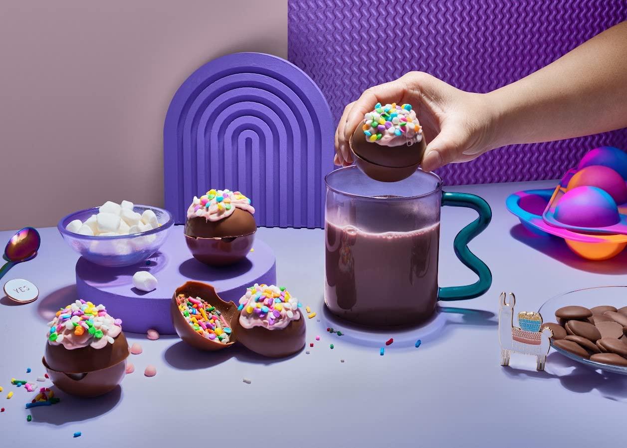 image:imageCrazy Cups Caffeinated Hot Chocolate Molten Chocolate Souffle Pods For Keurig K Cups Machines 100 Mg Of Caffeine Coffee Substitute Hot Cocoa Pods 22 CountHot Chocolate Bomb Kit