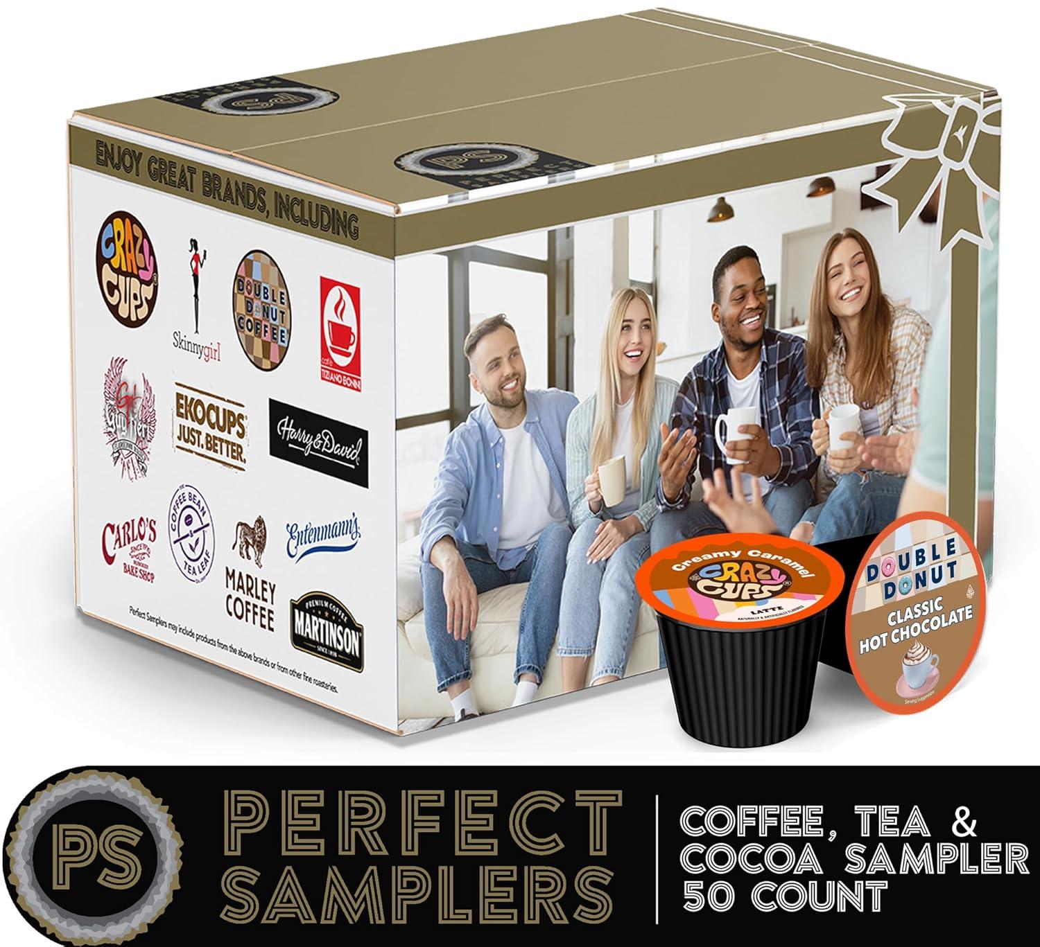 image:imageCrazy Cups Flavored Decaf Coffee Pods Variety Pack Compatible with Keurig K Cups Brewers 40 Count Assorted Decaffeinated Flavored Coffee SamplerPack of 1Premium Assortment