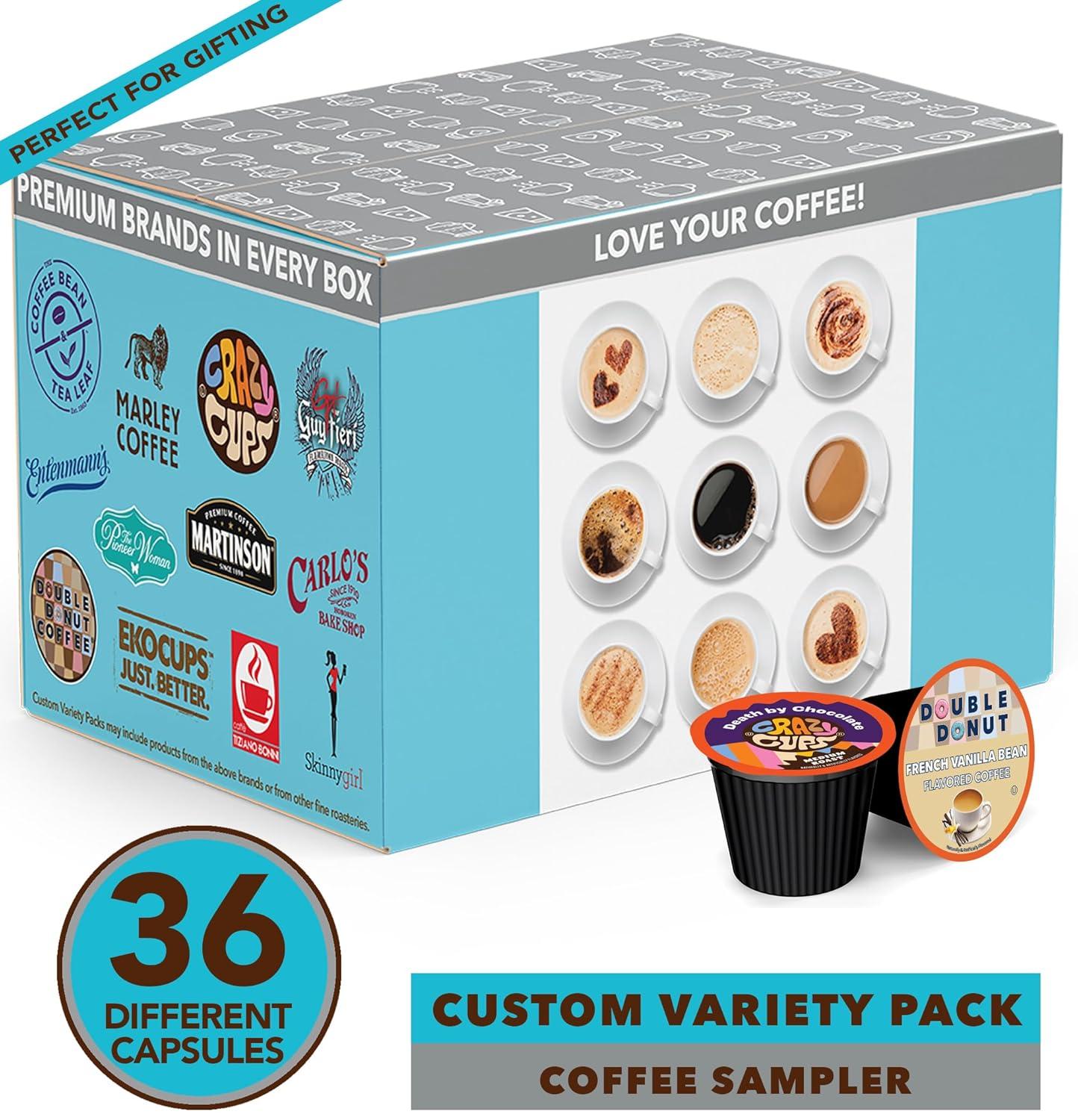 image:imageCrazy Cups Medium Roast Chocolate Coffee Lovers Coffee Pods Variety Pack 24 CountFlavored Coffee Variety