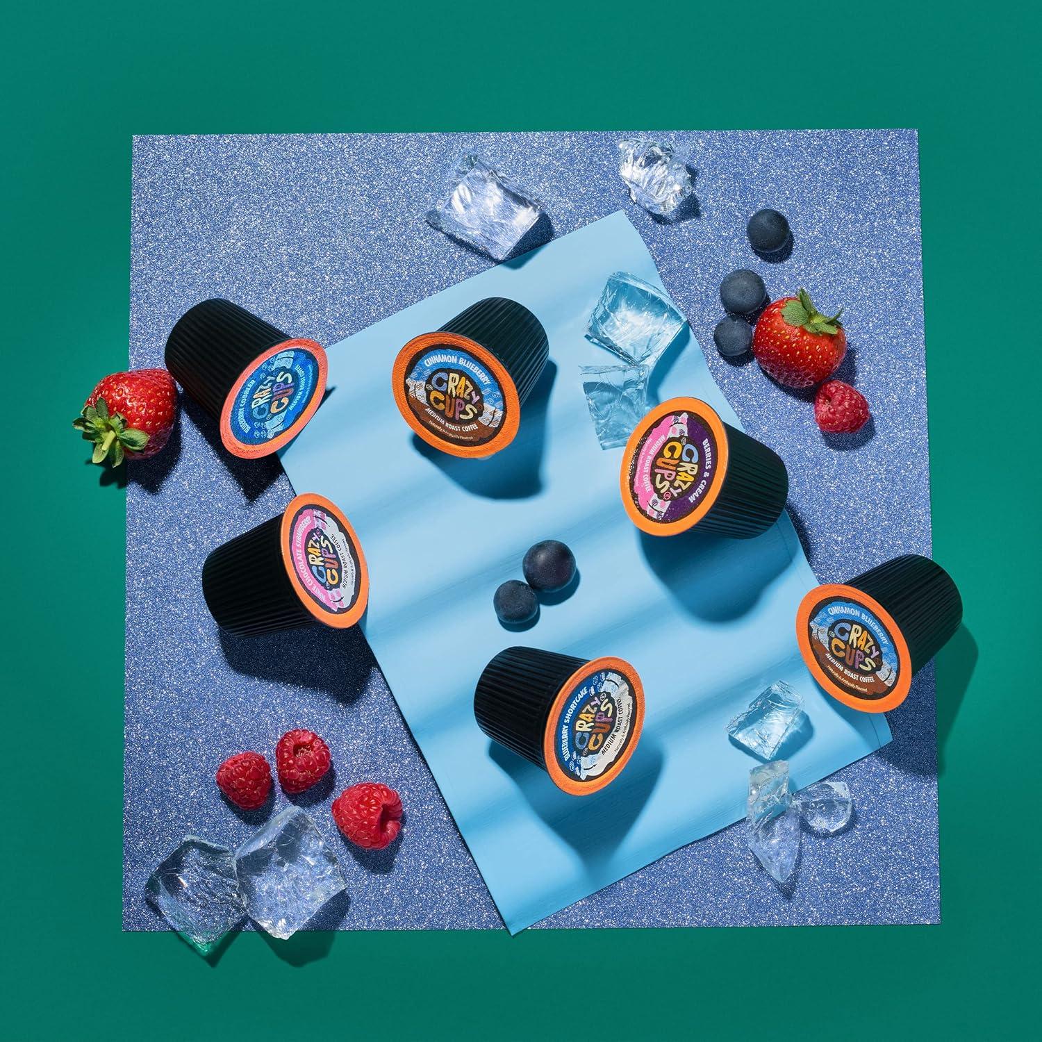 image:imageCrazy Cups Medium Roast Chocolate Coffee Lovers Coffee Pods Variety Pack 24 CountMagic Berries Variety Pack
