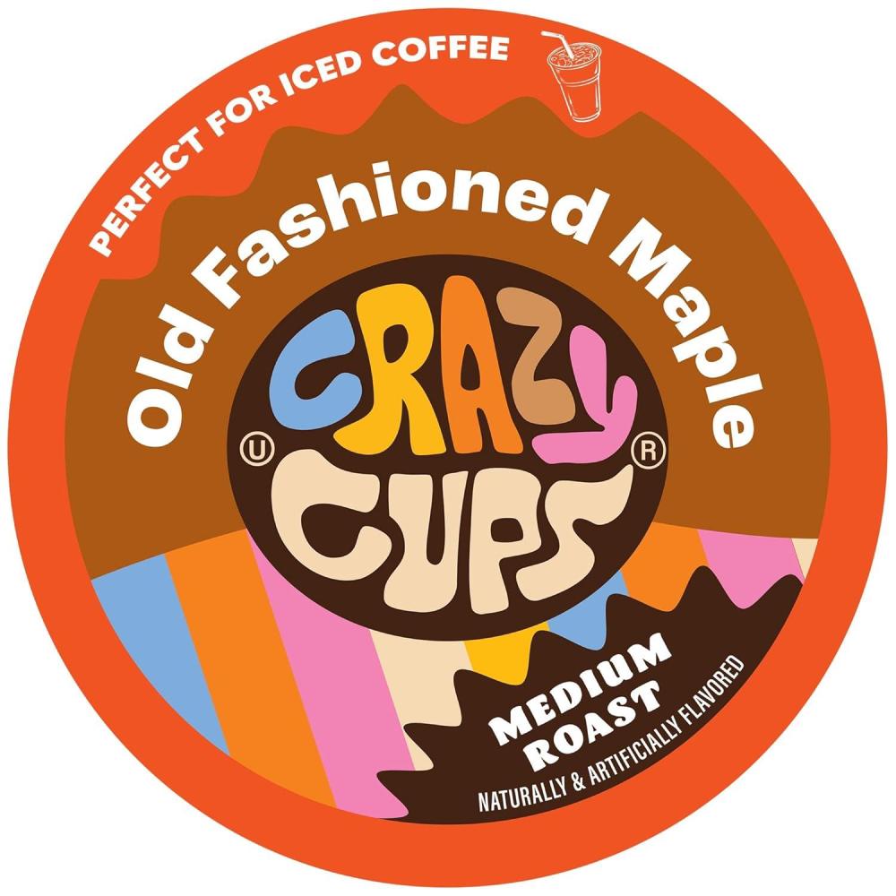 image:imageCrazy Cup Flavored Coffee Pods Blueberry Coffee Pods Blueberry Cobbler Coffee in Recyclable Single Serve Cups For Keurig K Cups Machines 22 CountOld Fashion Maple