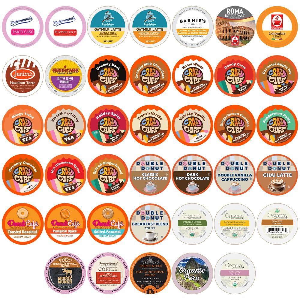image:imagePerfect Samplers Hot Chocolate Pods Hot Cocoa Single Serve Cups for Keurig K Cup Brewers 40 CountMix