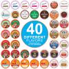 image:imageCrazy Cups Flavored Decaf Coffee Pods Variety Pack Compatible with Keurig K Cups Brewers 40 Count Assorted Decaffeinated Flavored Coffee SamplerPack of 1Flavored Coffee Variety