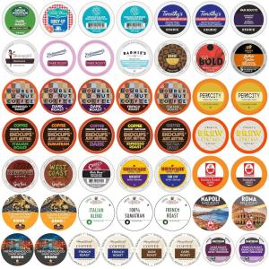 Crazy Cups Flavored Medium Roast Hot or Iced Coffee, Variety Recyclable Pods for Keurig K Cup Brewers, 24 Count(Dark Roast Variety Pack)