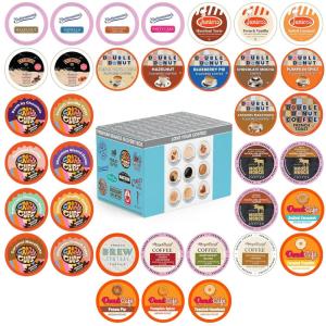 Crazy Cups Medium Roast Chocolate Coffee Lovers Coffee Pods Variety Pack, 24 Count(Flavored Coffee Variety)