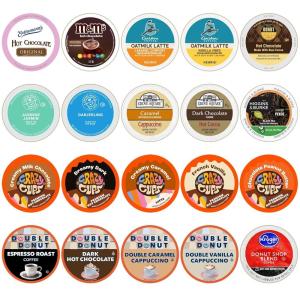 Perfect Samplers Hot Chocolate Single Serve Cups For Keurig K cup Brewers, Variety Pack Sampler, Cocoa, 30 Count(Variety Pack)